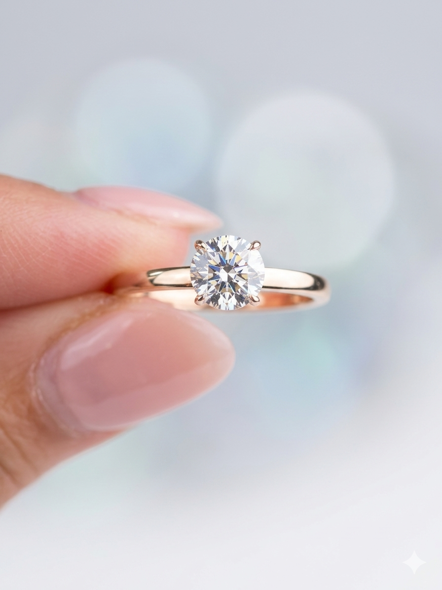 💎 The Signature Solitaire Ring